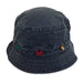 Cotton Bucket Hat for Toddlers - DPC Kinder Caps Bucket Hat Dorfman Hat Co. c885nv Navy  