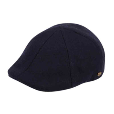 Wool Felt Duckbill Cap - Epoch Hats Flat Cap Epoch Hats iv1657nvx Navy L/XL (23 7/8") 