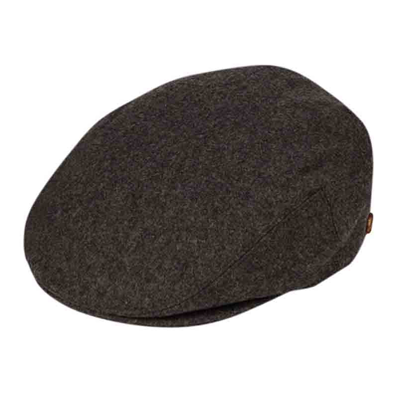 Solid Color Wool Felt Flat Cap - Epoch Hats Flat Cap Epoch Hats iv1581gym Grey M (22 3/8") 