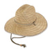 Small Heads Rush Straw Lifeguard Hat - Sunny Dayz™ Petite Hats Lifeguard Hat Sun N Sand Hats HKYOS200 Natural Small (54 cm) 