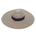 Extra Large Brim Summer Floppy Hat Floppy Hat Something Special Hat YD8606NT Black / Natural  
