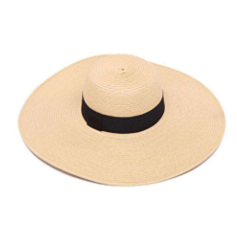Extra Wide Brim Sun Hat - Large Size Women's Beach Hat