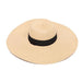 Extra Large Brim Summer Sun Hat Floppy Hat Something Special Hat YD8606NT Natural  