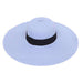 Extra Large Brim Summer Sun Hat Floppy Hat Something Special Hat YD8606PW Periwinkle  