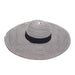 Extra Large Brim Summer Floppy Hat Floppy Hat Something Special Hat YD8606IV Black / Ivory  