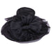 Large Organza Hat with Mesh Bow Knot, Dress Hat - SetarTrading Hats 