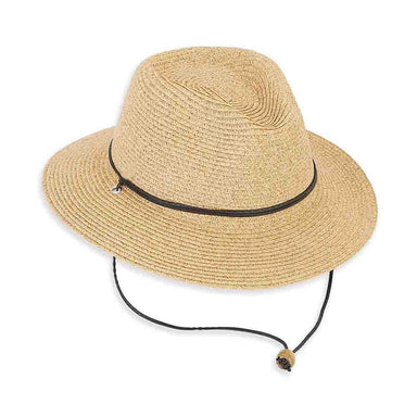 Petite Straw Safari Hat with Chin Cord - Sunny Dayz™ Safari Hat Sun N Sand Hats    